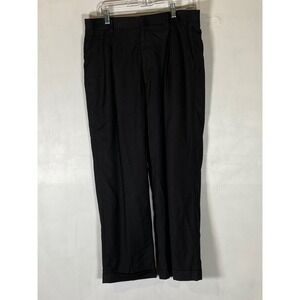 Vinci Charcoal Gray Pleated Dress Pants 34R Career Office‎ Classic